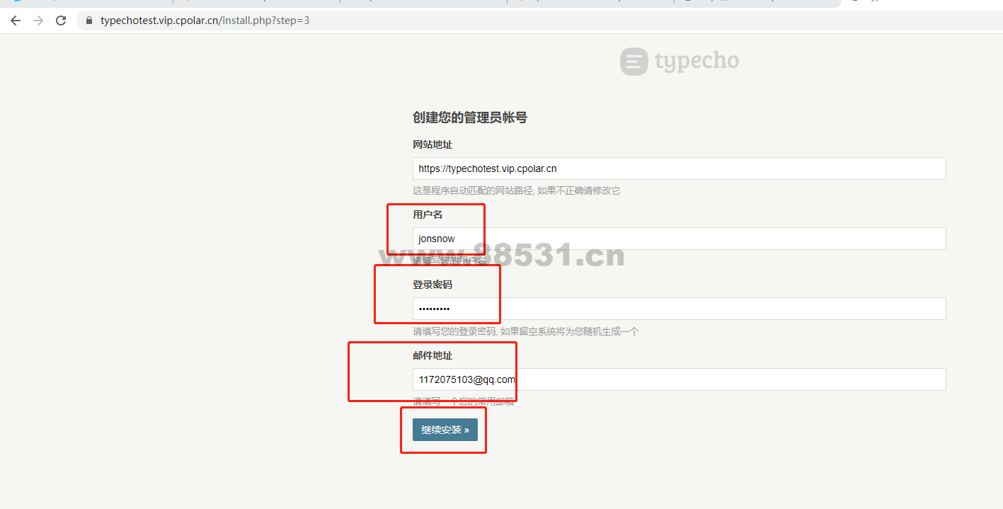 Windows搭建Typecho个人博客并发布公网访问【内网穿透】