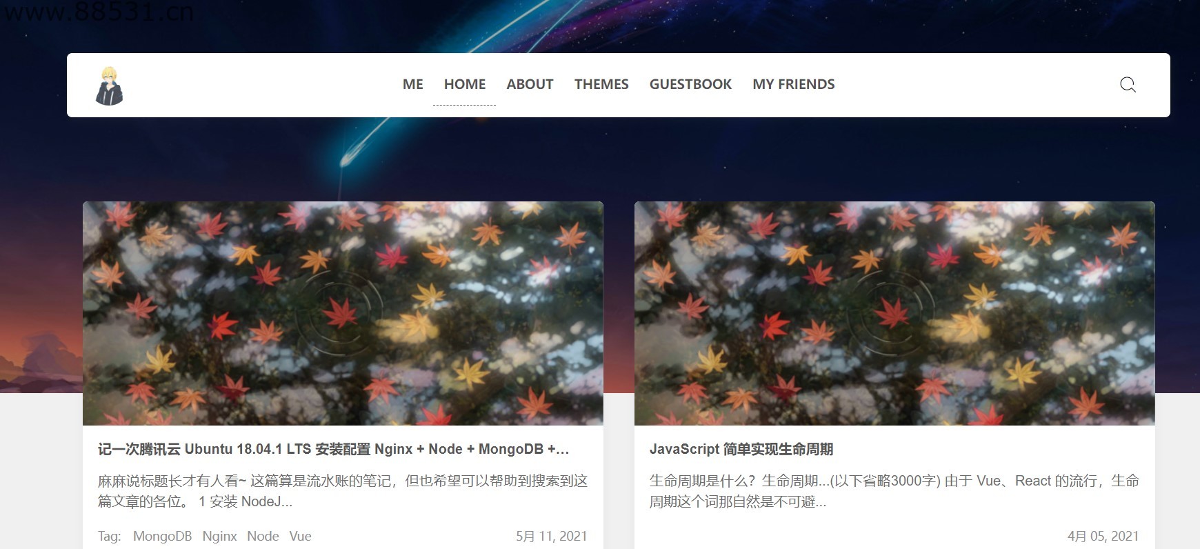 wordpress主题Clien&#8211;瀑布流文章主题