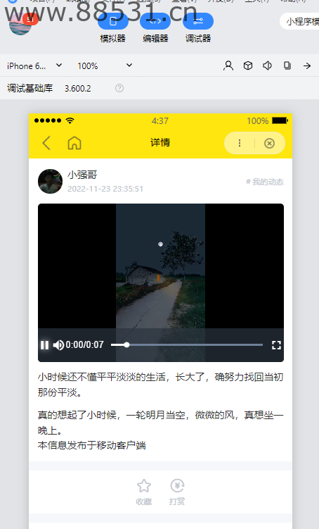 wordpress 全断小程序源码