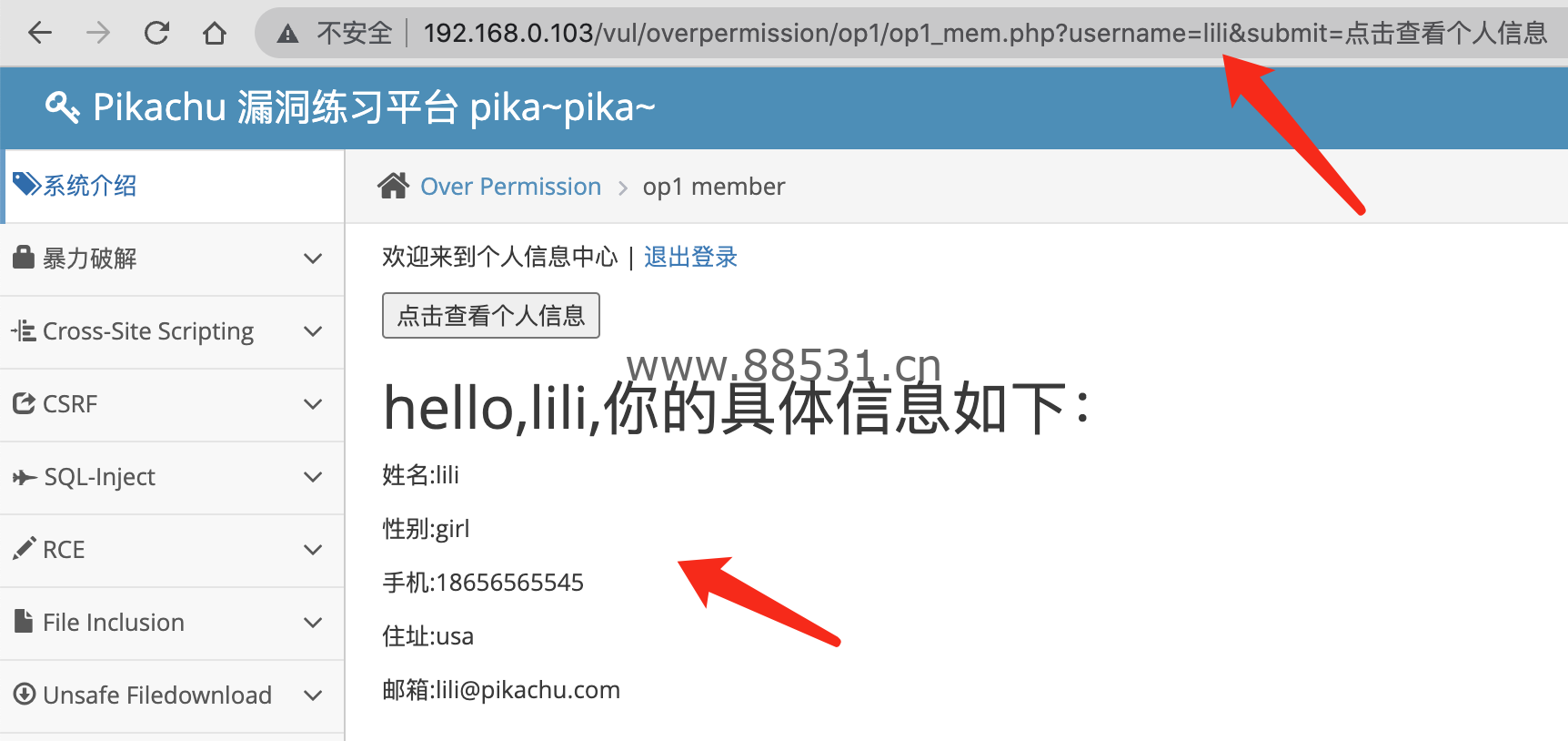 Pikachu靶场通关记录(详细)