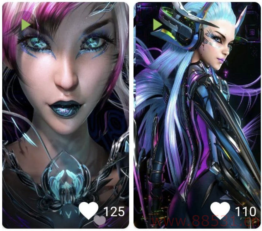 超炫酷的动态3D墙纸软件Wave Live Wallpapers_6.0.92