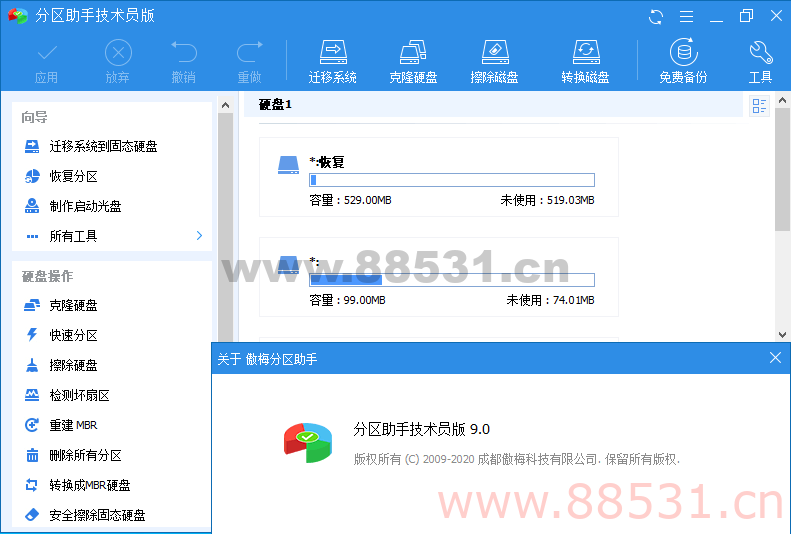 分区助手技术员v10.1.0特别版