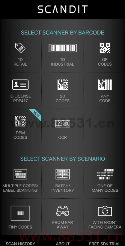 手机变扫码枪：最强条码解码器Scandit Demo 5.5.0.1
