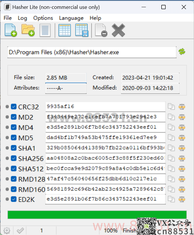 Hasher Lite v4.1.0.2 Beta 文件哈希生成器