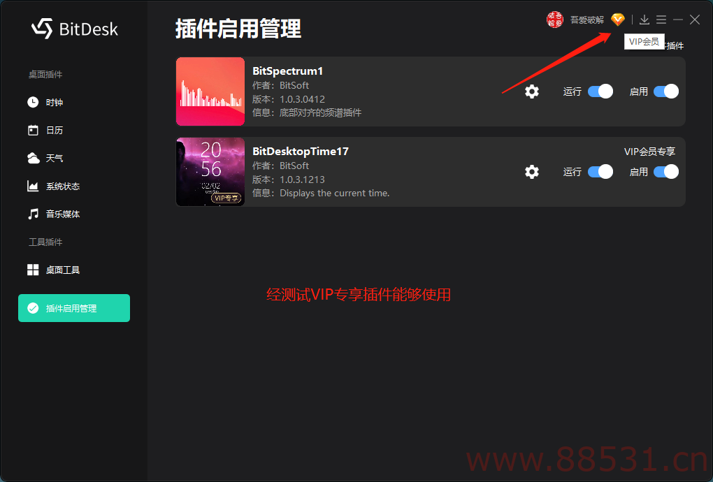 BitDock比特工具栏 解锁会员版
