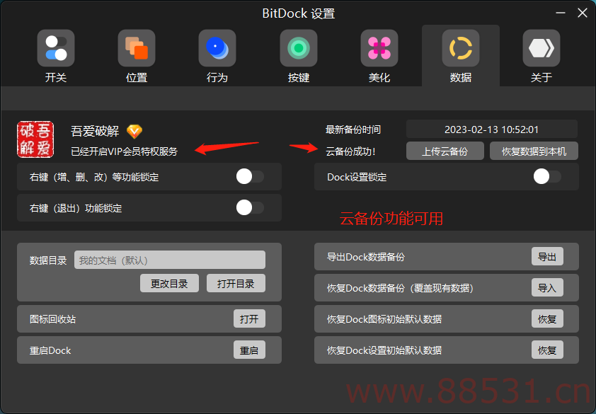 BitDock比特工具栏 解锁会员版