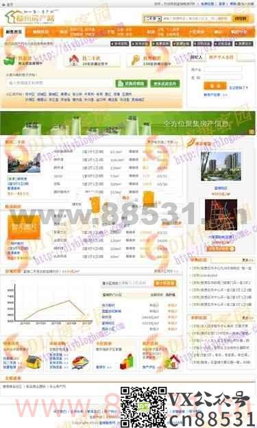 柳州房产网全功能商业版 无任何限制 带地图找房