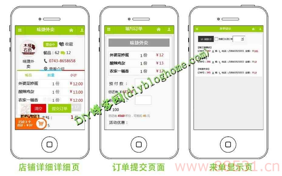 微信在线订餐下单系统源码---PHP程序