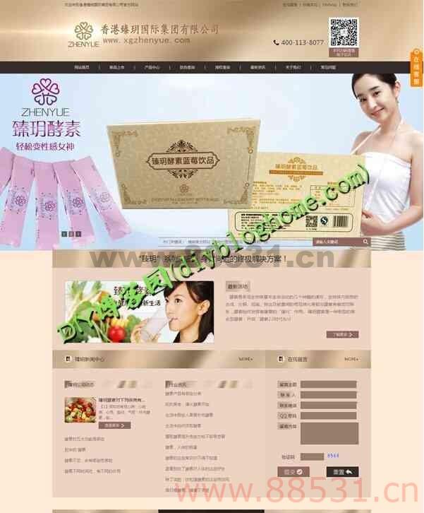 微商企业营销型网站ASP源码带调试软件
