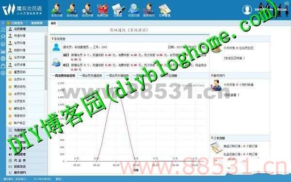 O2O综合性会员营销管理系统 鹰双会员通 v5.5