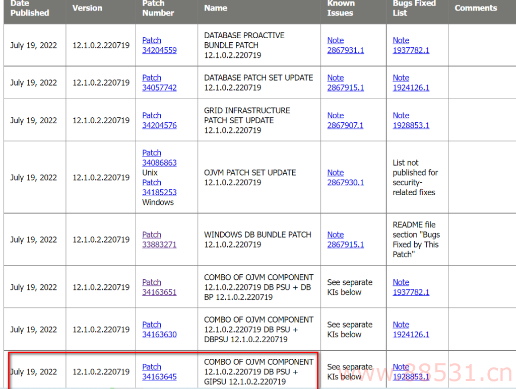 Oracle 2022 年第四季度补丁发布 11.2.0.4 12.2.0.1 12.1.0.2 19c 19.17 等版本最新PSU信息 远程技术支持