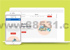 母婴精品商店HTML5模板