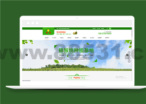 蔬菜鲜果种植配送类企业前端模板下载