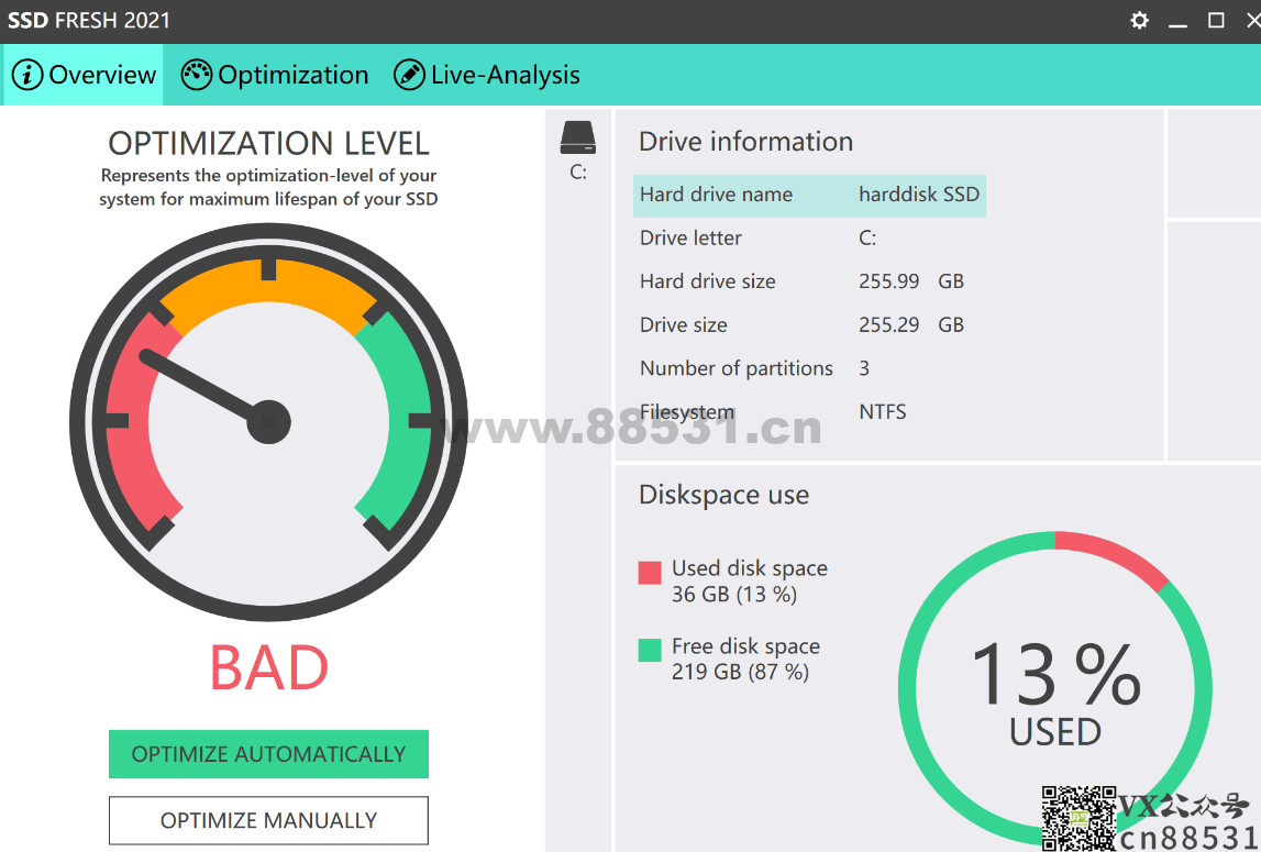 ssd磁盘优化【SSD Fresh】v10.02.28-实测开机快3s