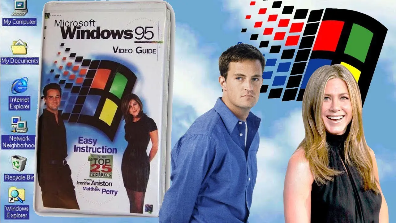 Microsoft Launches Windows 95 With A Little Help From Their "F*R*I*E*N*D*S"