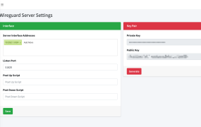 通过 docker 部署 wireguard 及其界面