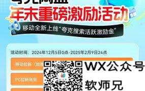 上班摸鱼还能赚钱？夸克网盘拉新转存获取收益和空间免费扩容最高80T容量