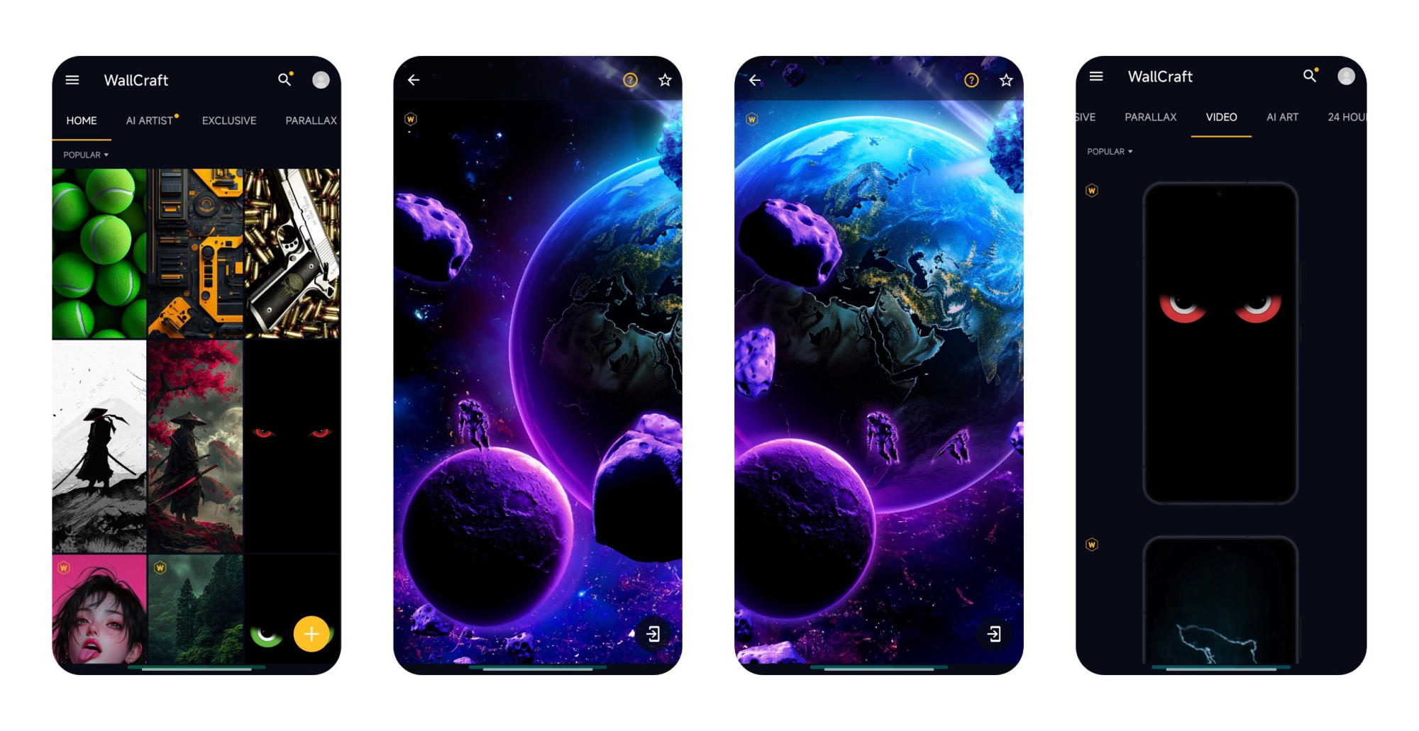 Wallcraft 3.53.0 Android 免费版 提供高质量动态4D壁纸，解锁高级版，无广告干扰