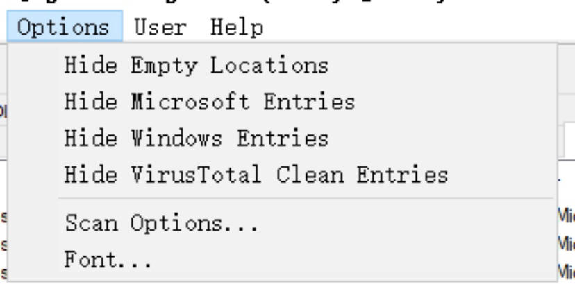 Autoruns 使用教程