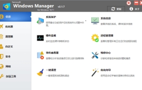 Yamicsoft Windows Manager v2.2.2 免激活便携版 系统优化工具