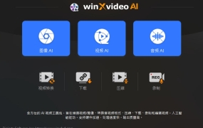 视频剪辑AI加速处理 Winxvideo AI 4.9.0.0 中文永久授权版