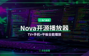 Nova开源播放器：TV+手机+平板全适配，NAS海报墙+字幕下载