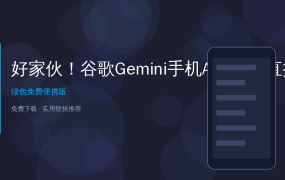 好家伙！谷歌Gemini手机APP让我直接扔掉了其他AI助手