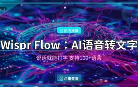 Wispr Flow：AI语音转文字神器，说话就能打字支持100多种语言