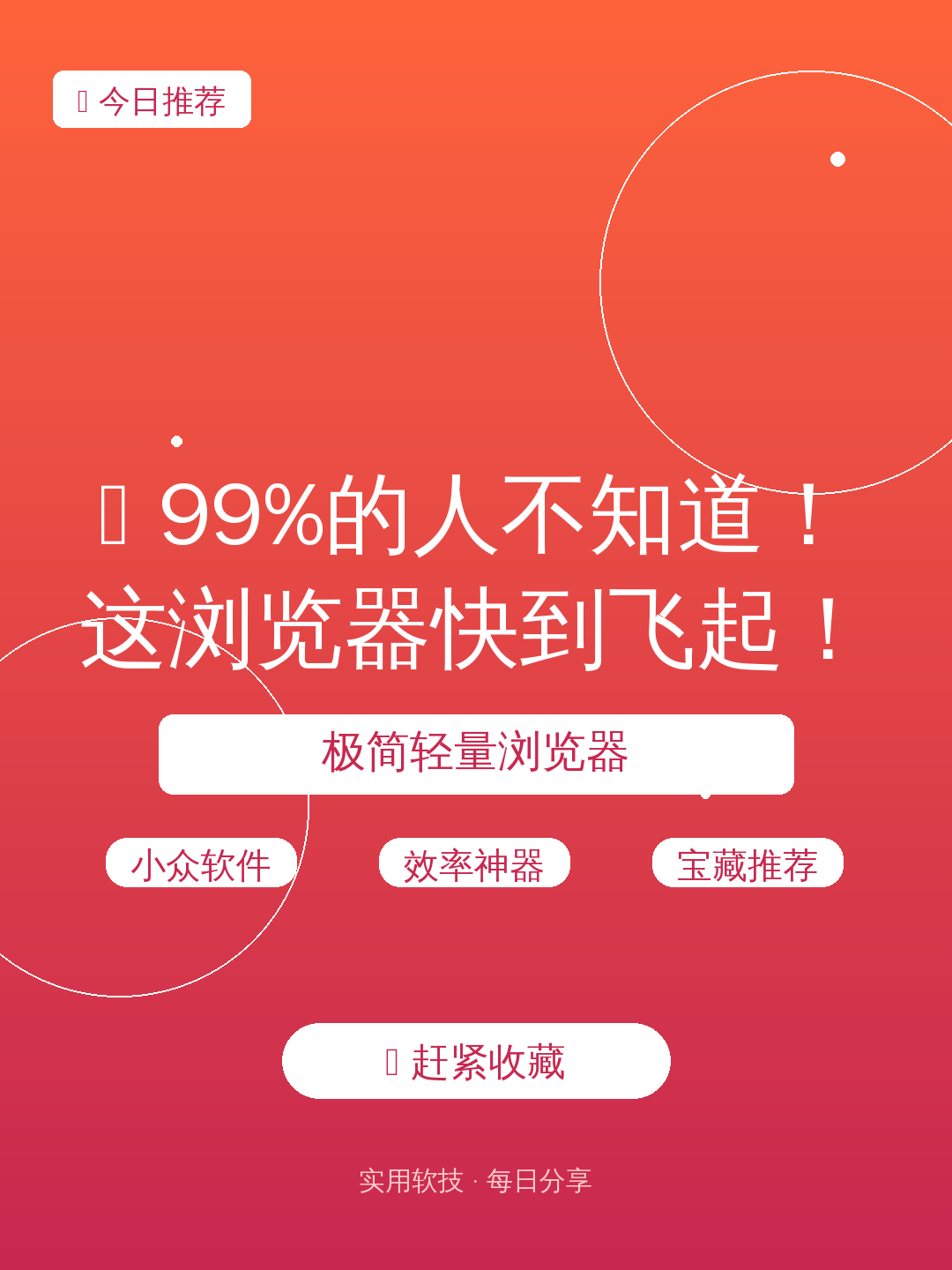 🔥 99%的人不知道!这浏览器快到飞起!🚀