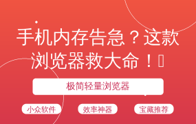 手机内存告急？这款浏览器救大命！🚀