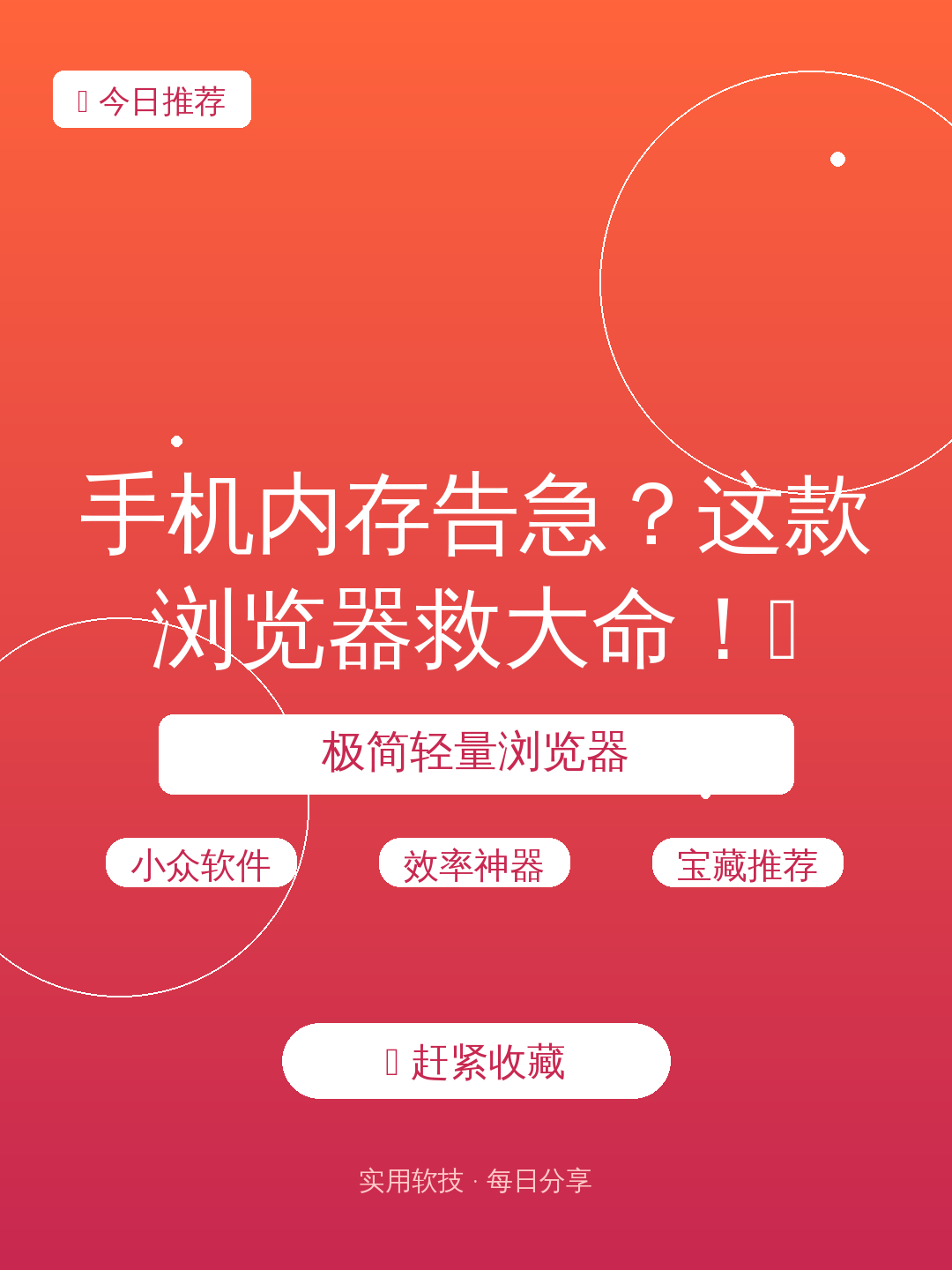 手机内存告急?这款浏览器救大命!🚀
