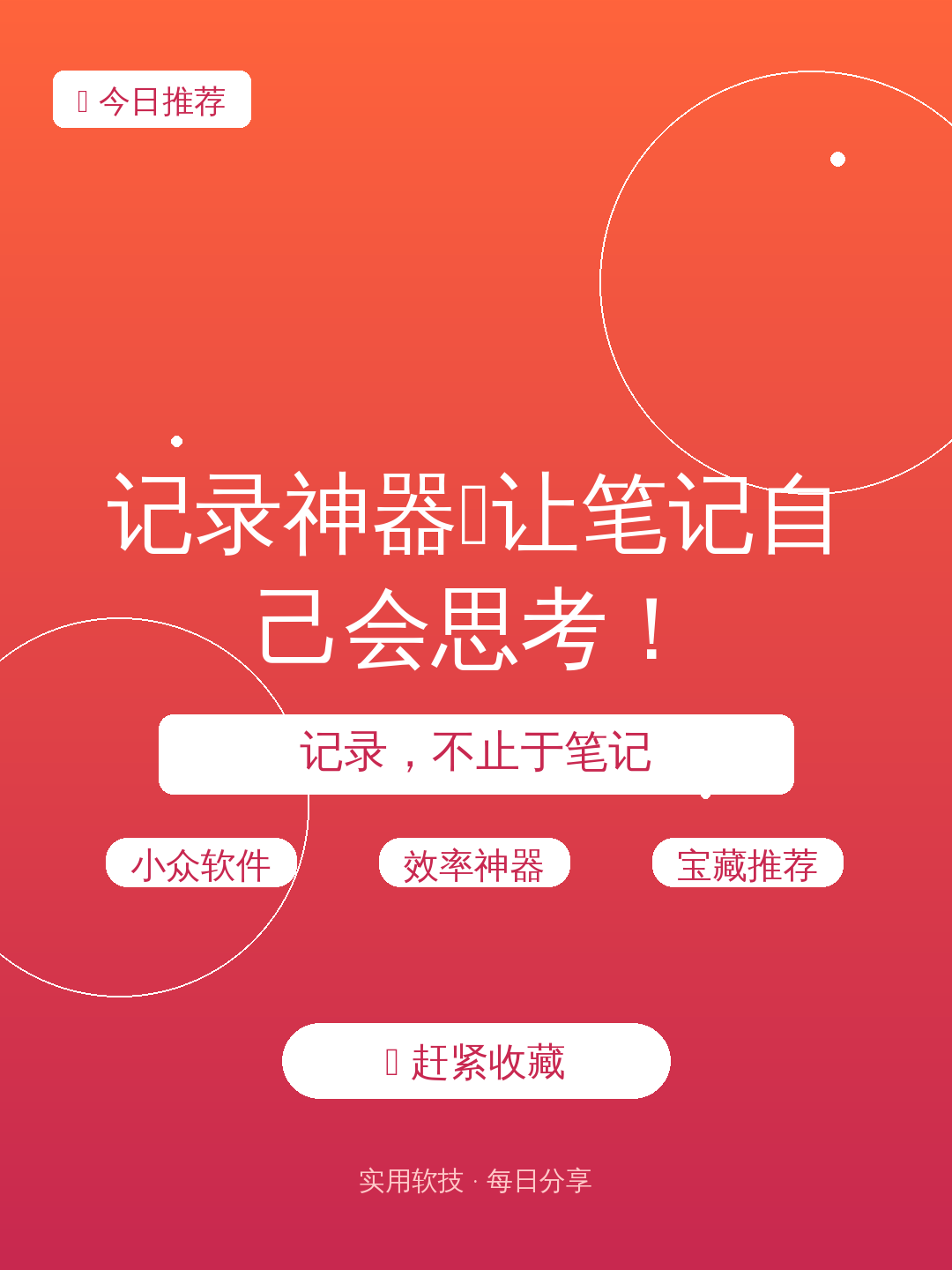 记录神器🔥让笔记自己会思考!