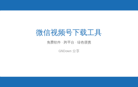 微信视频号下载工具(支持直播回放、直播流) v260817 中文绿色版