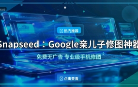 Snapseed：Google亲儿子修图神器，免费无广告