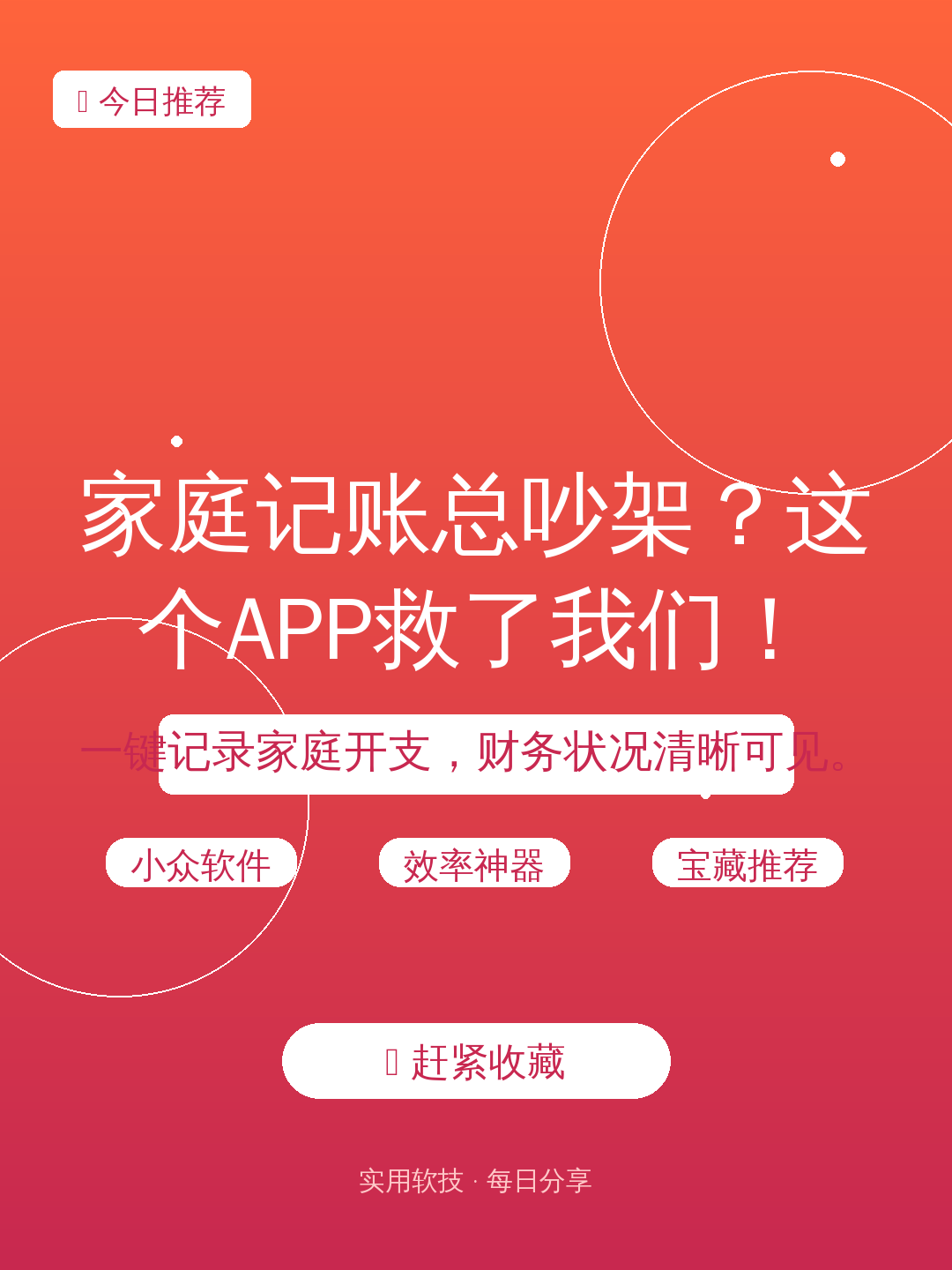 家庭记账总吵架?这个APP救了我们!