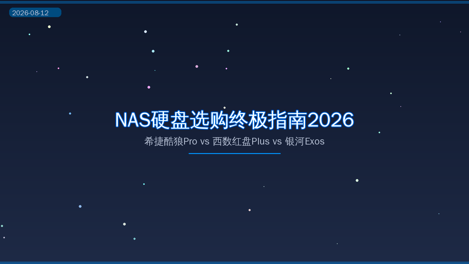 NAS硬盘选购指南封面