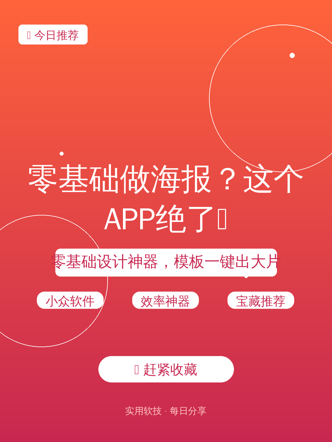 零基础做海报?这个APP绝了🔥