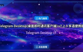 Telegram Desktop(桌面即时通讯客户端) v7.2.9 多语便携版
