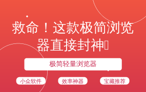 救命！这款极简浏览器直接封神🔥