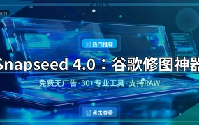 Snapseed 4.0：谷歌修图神器免费无广告，30+专业工具支持RAW