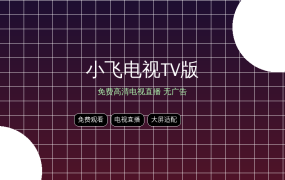 小飞电视TV版：免费看央视卫视，智能电视必装的直播神器 (2026-09-19)