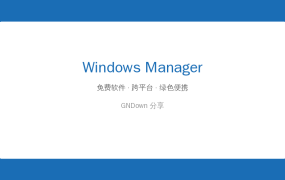 Windows Manager 10/11(Win10/11优化大师) v2.4.1 多语便携版