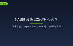 NAS影音库2026年还怎么选？飞牛影视/Jellyfin/Emby/Plex横评：一篇帮你省下398元会员费