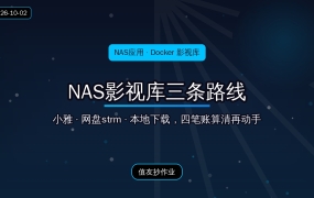 NAS影视库别乱搭：小雅、115网盘、本地下载三条路线，四笔账一次算清，值友抄作业