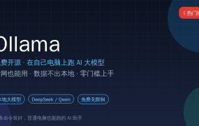 免费开源的Ollama火了：在自己电脑上跑AI大模型，断网也能用，数据不出本地