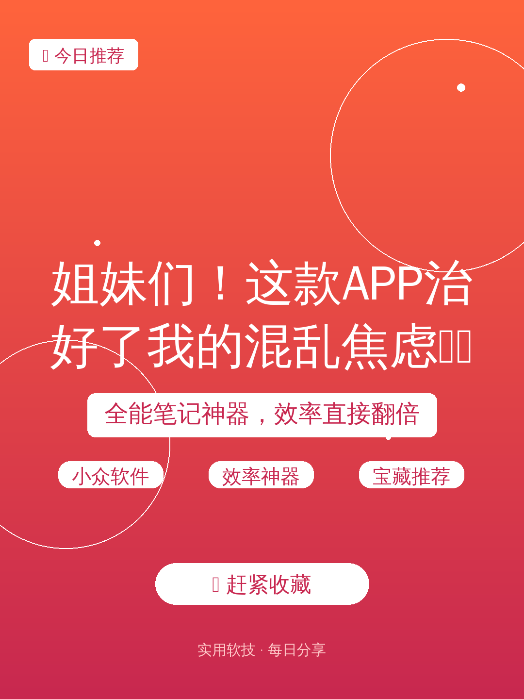 姐妹们!这款APP治好了我的混乱焦虑😭✨